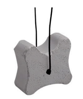 Fiberbeton klodser Med eller uden tråd