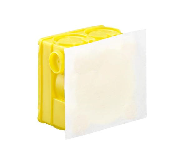 Dåse beton B2. H=48,5 mm lukket med tape