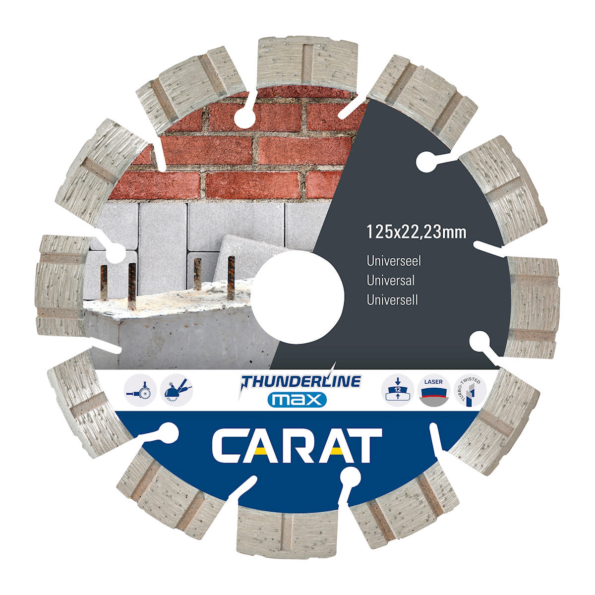 Uniklinge Thunderline Ø125 mm diamantklinge