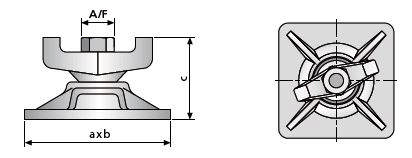 Betomax B15 kugleledsplade til skrå forskalling