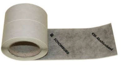 KSK Butyltape med fleece. Klæb på 1 side. 15 m/rl.