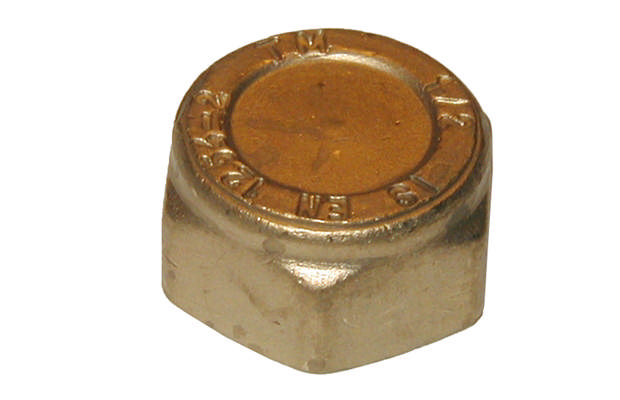 Messing Slutmuffe 1/2