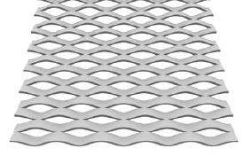 Strækmetal for gangareal. 10 x 1 meter x 0,8 mm