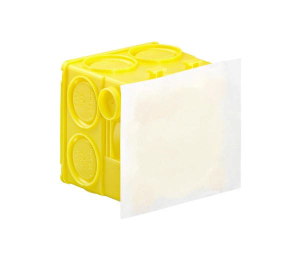 Dåse beton B2. H=68,5 mm lukket med tape