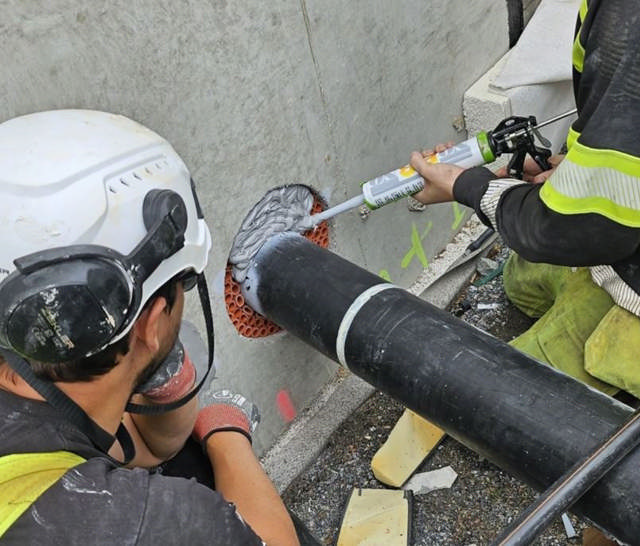 NOFIRNO tætningsmasse 310 ml. Grå farve