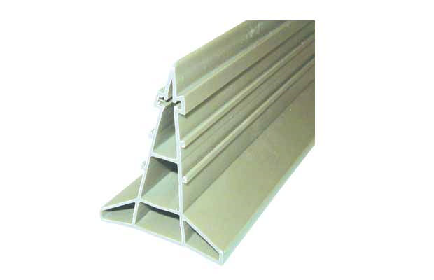 Plastgulvleder 80 mm. Længde 5,00 meter