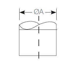 Dupsko 3-30 mm udvendig PE hvid