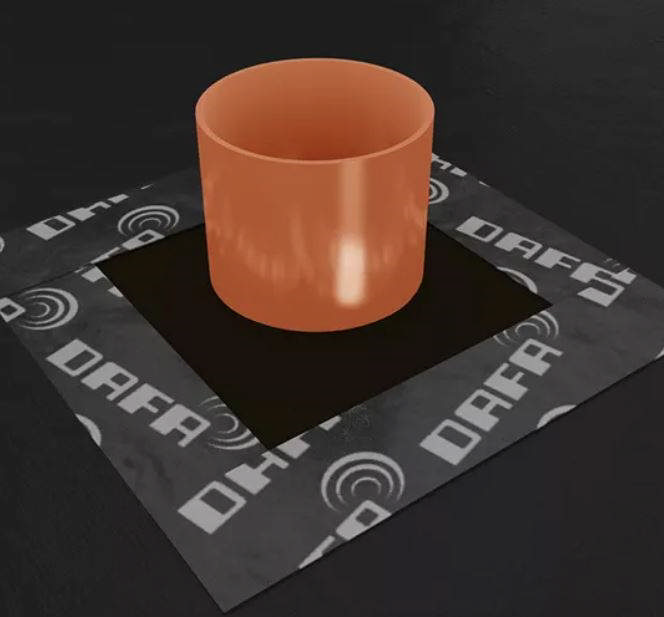 DAFA universal UV rørkrave 345. Ø80-Ø200 mm rør