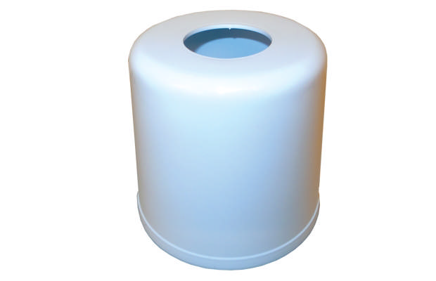 Roset t/afløbsrør høj Ø32/89 x 55 mm hvid plast