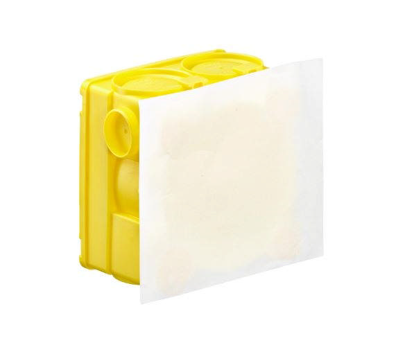 Dåse beton B2. H=48,5 mm åben med tape