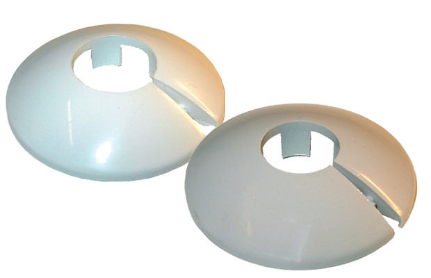 Todelt plastroset 12-35 mm hvid Ø47 x h12 mm PP