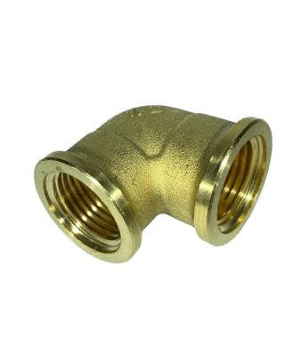 Messing Vinkel 90° 1/2