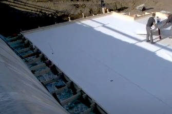 Silverseal bundplade.JPG SilverSeal Active Vandtætningsmembran. 100 m²/rl.