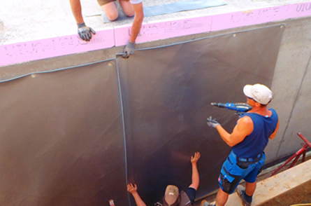 Silverseal_post applied_3.png SilverSeal Active Vandtætningsmembran. 100 m²/rl.