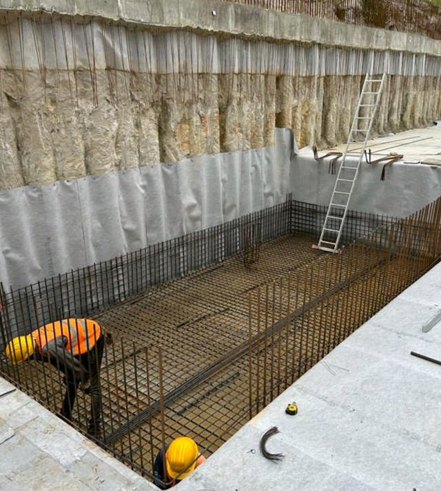 Dualproof A_på byggeplads.jpg Dual Proof A 1,5x20 m. Vandtætningsmembran TPO