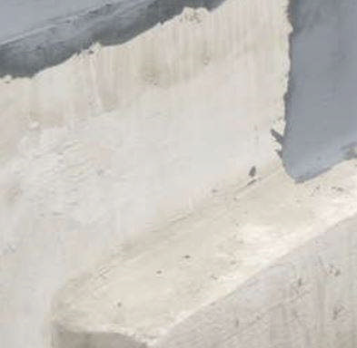 Asocret M30_på væg overflade.JPG Vandtæt multifunktionel mørtel. 25 kg/sæk