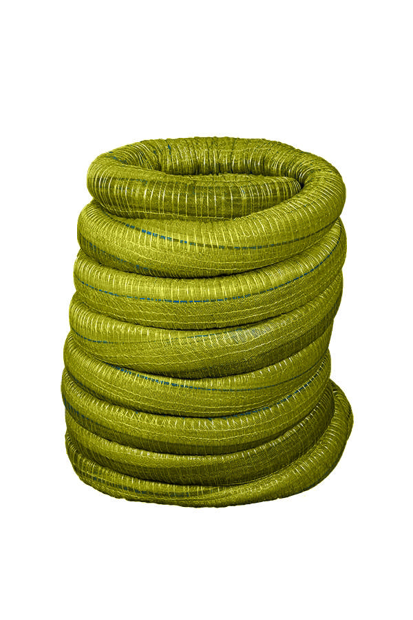 VEDAFEU C105. Firestop EI240, Ø105 mm reb, Gul