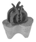 Fiberbeton klods 20-60 mm for Ø6-Ø14 mm jern