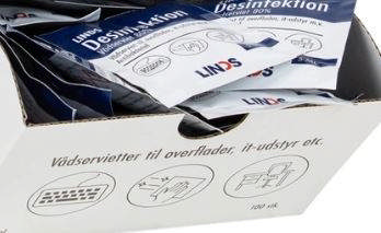 NOFIRNO vådserviet/wipes. Desinfektion 80%