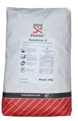 Renderoc S reparationsmørtel R4 5-100 mm. 55 MPa