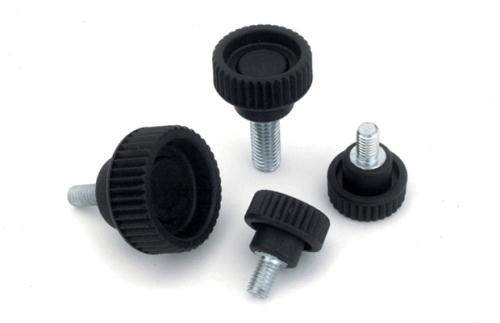 Fingerskrue type H766 - ø21 M6x35 mm sort