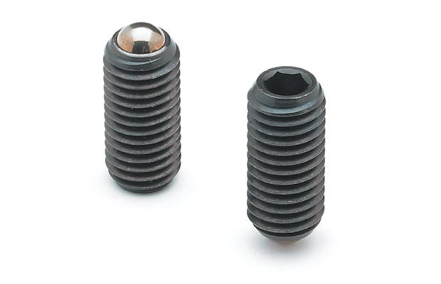 Fjedrende trykstifter m/indvendig sekskant og kugle type W835