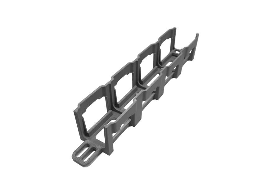 Afstandsliste 25-50 mm for vandret armering. U-profil