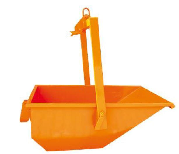 Materialekasse 1000 l med bjælke. Fuldautomatisk