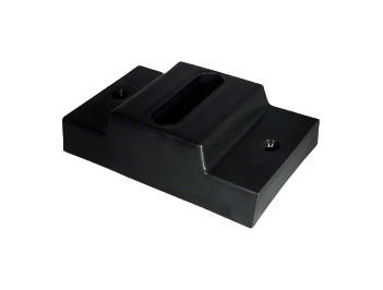 Bøjleholder 150x100x73 mm. Ø8 mm. Sort PP