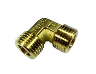 Messing Vinkel 90° 1/2